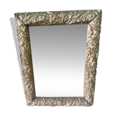 Petit miroir bois doré