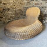 Storvik wicker and rattan lounge chair by Carl Ojerstam for IKEA