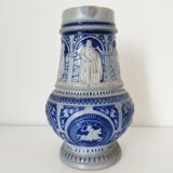 German sandstone jug decoration medieval kings