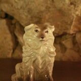 Statue chien en céramique