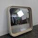 Square Italian mirror in resin