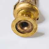 Old brass candle holder early xxth