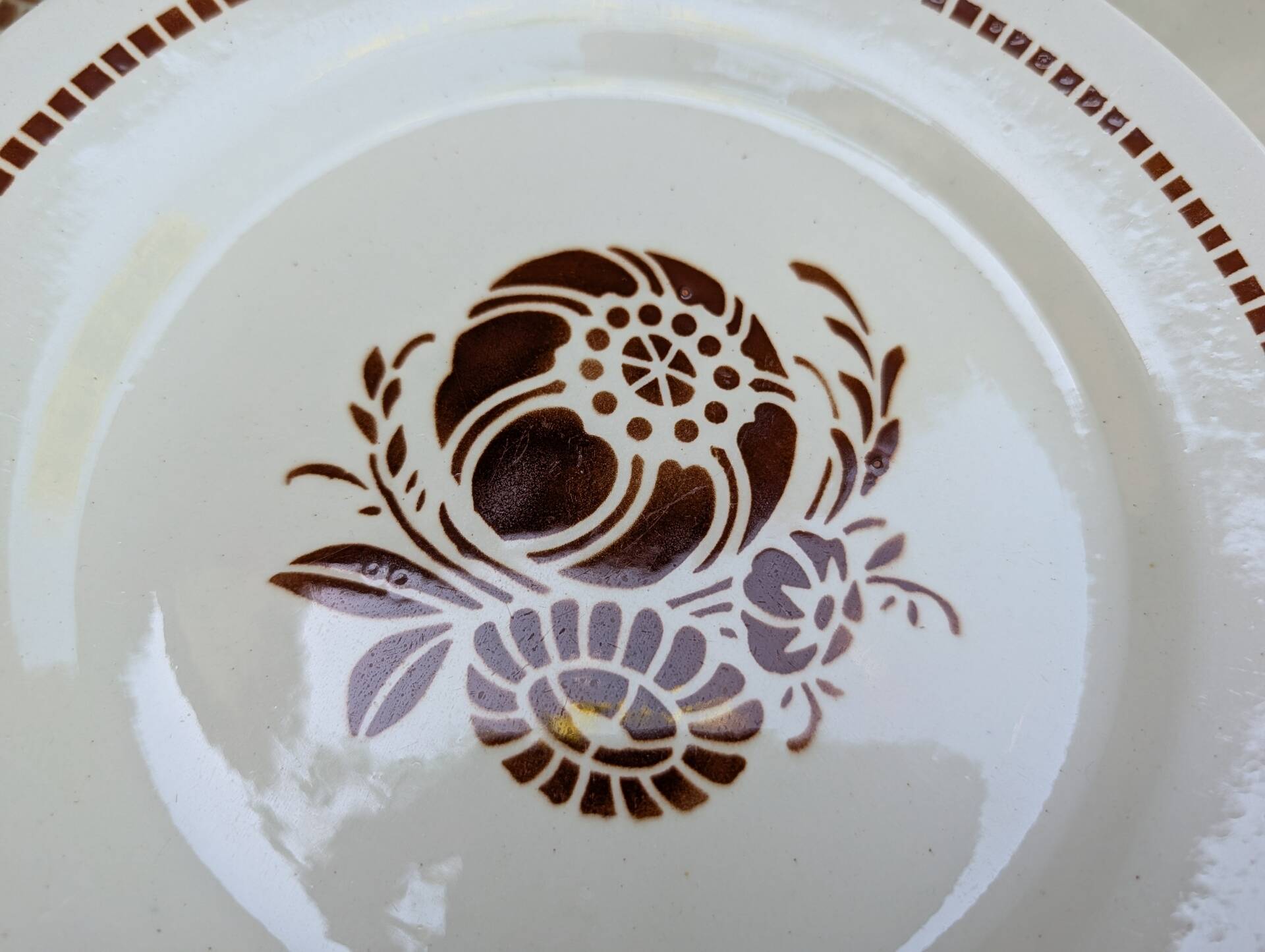 Saint-Amand flat plates Moulin des Loups 1950s