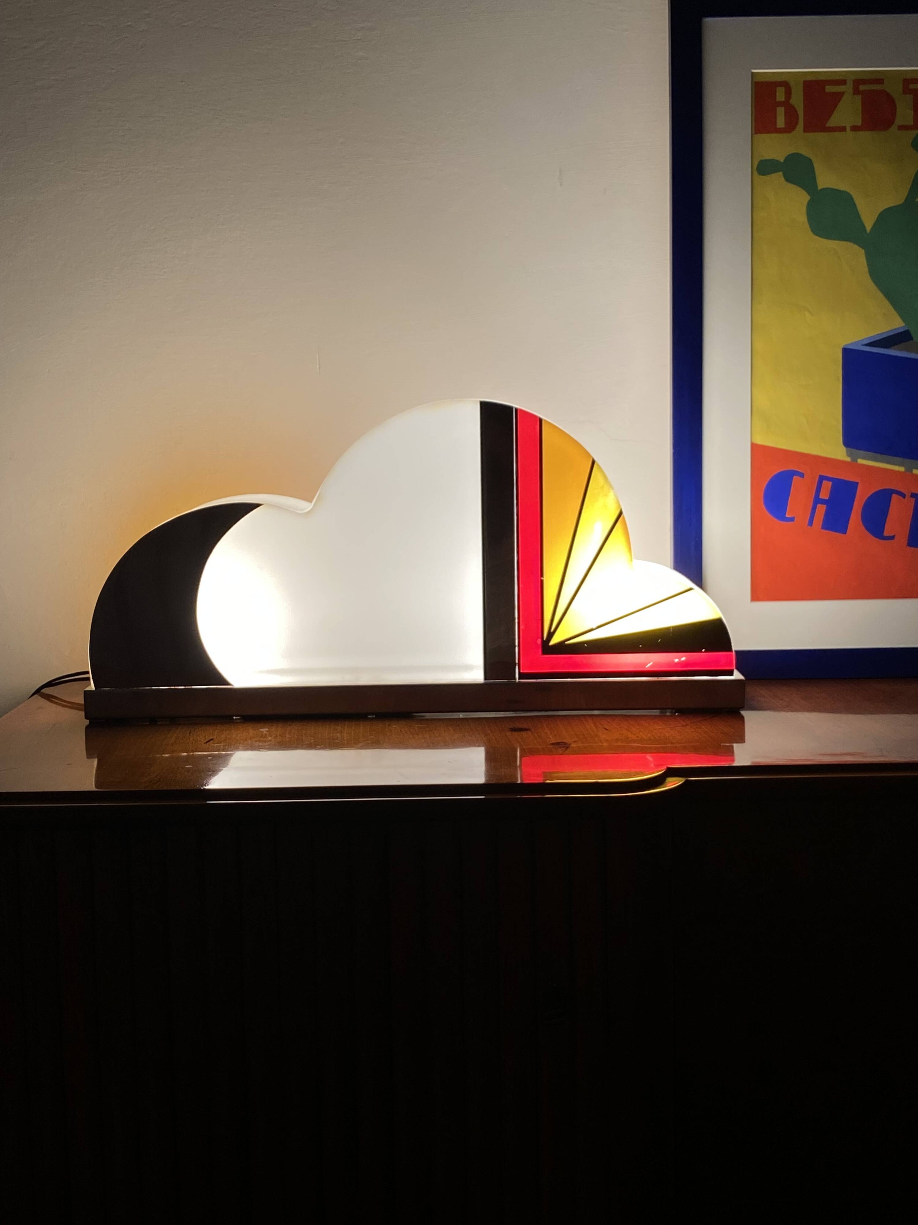 rare table lamp, Italy 1970s