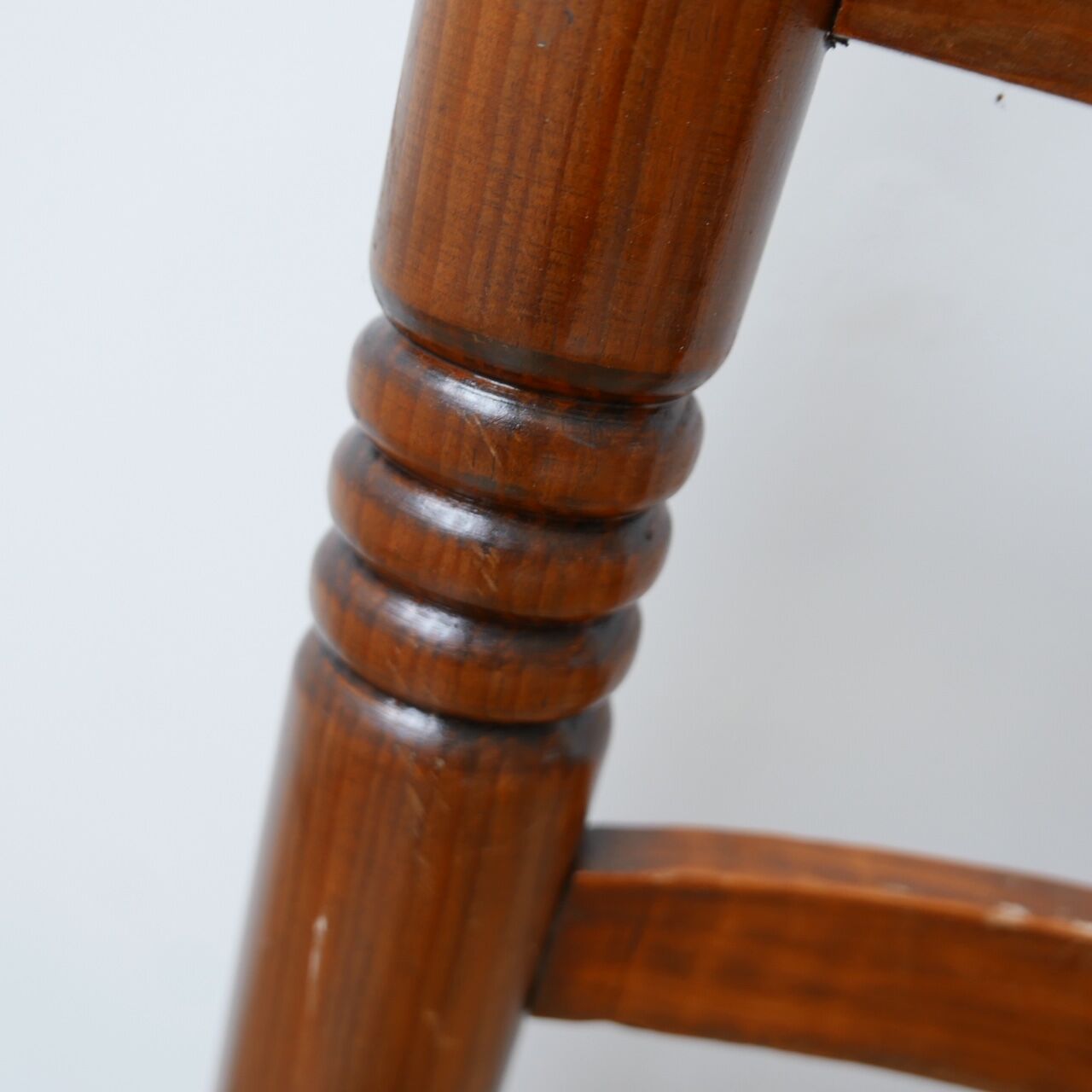 Set of six french mid-century dining chairs