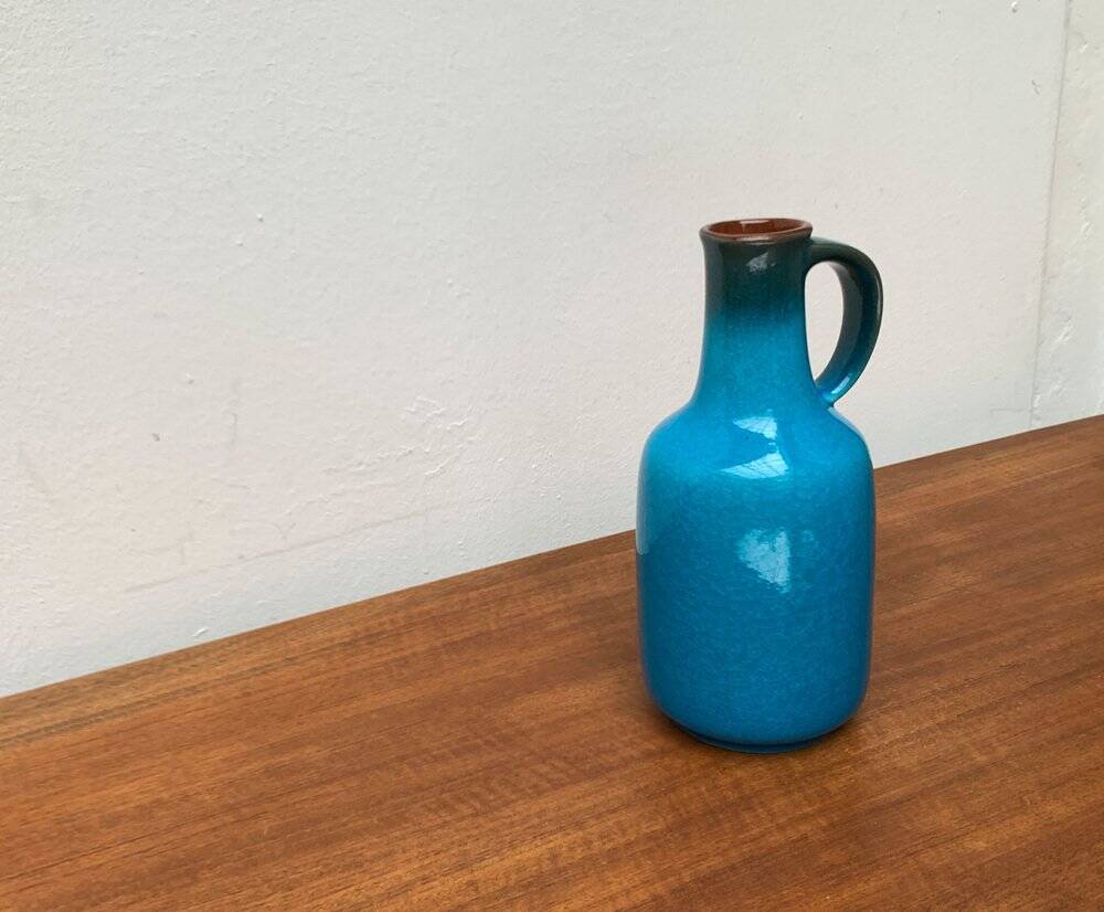 Mid-century German ceramic carafe vase by Ursula Beyrau for Gräflich Ortenburg Keramik, 1960s.