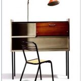 Pair of restored Jean Pauchard Tolix chairs 1960
