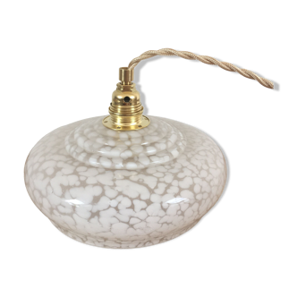 White Clichy glass pendant lamp