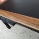 Flat desk Louis Philippe patina walnut nineteenth