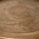 Large ancient copper tray, engraved Persia, offering scenes, vintage ethnic