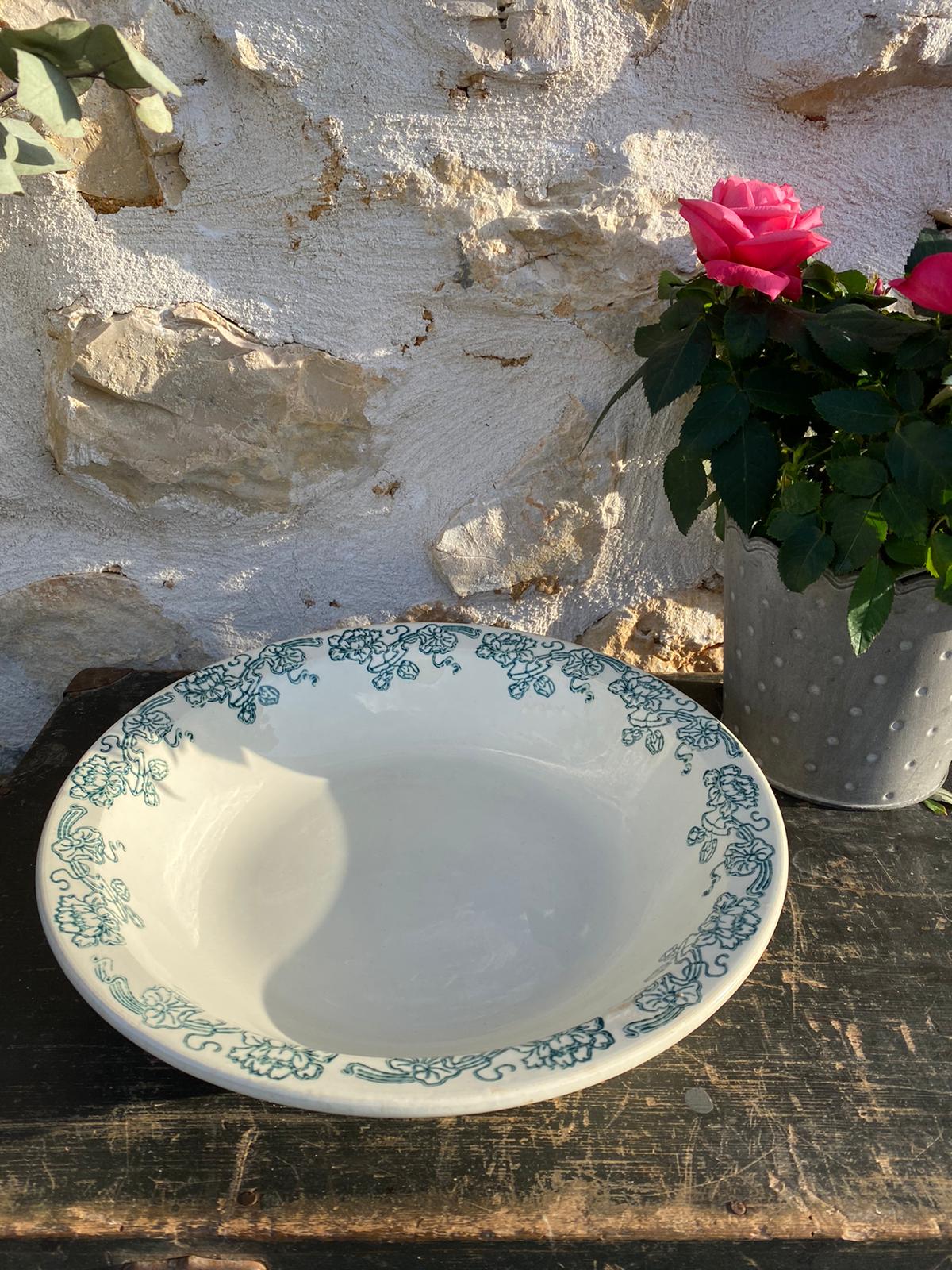 Old hollow dish