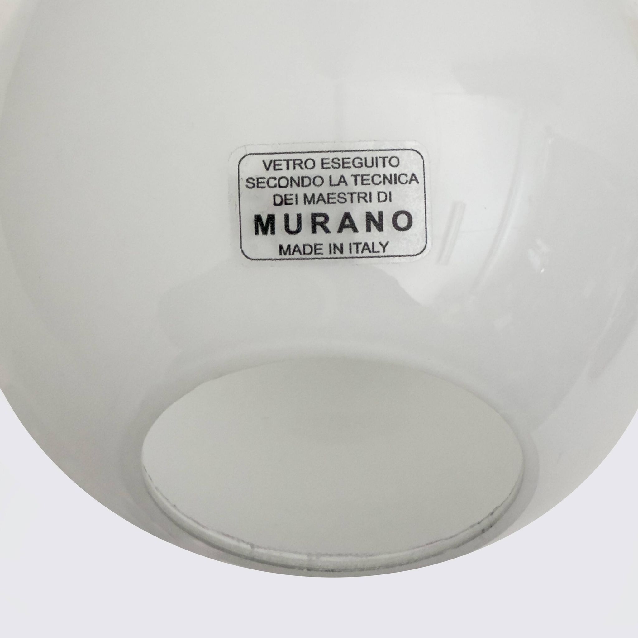 Large Sputnik Murano Glass and Brass Chandelier