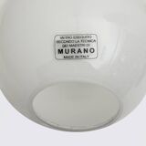 Large Sputnik Murano Glass and Brass Chandelier