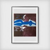 Tauchert composition abstraite gravure sur bois