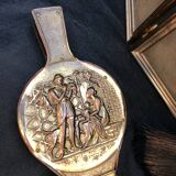 Old fire screen and accessories brass fireplace 1940 spark arrest fireplace firescreen