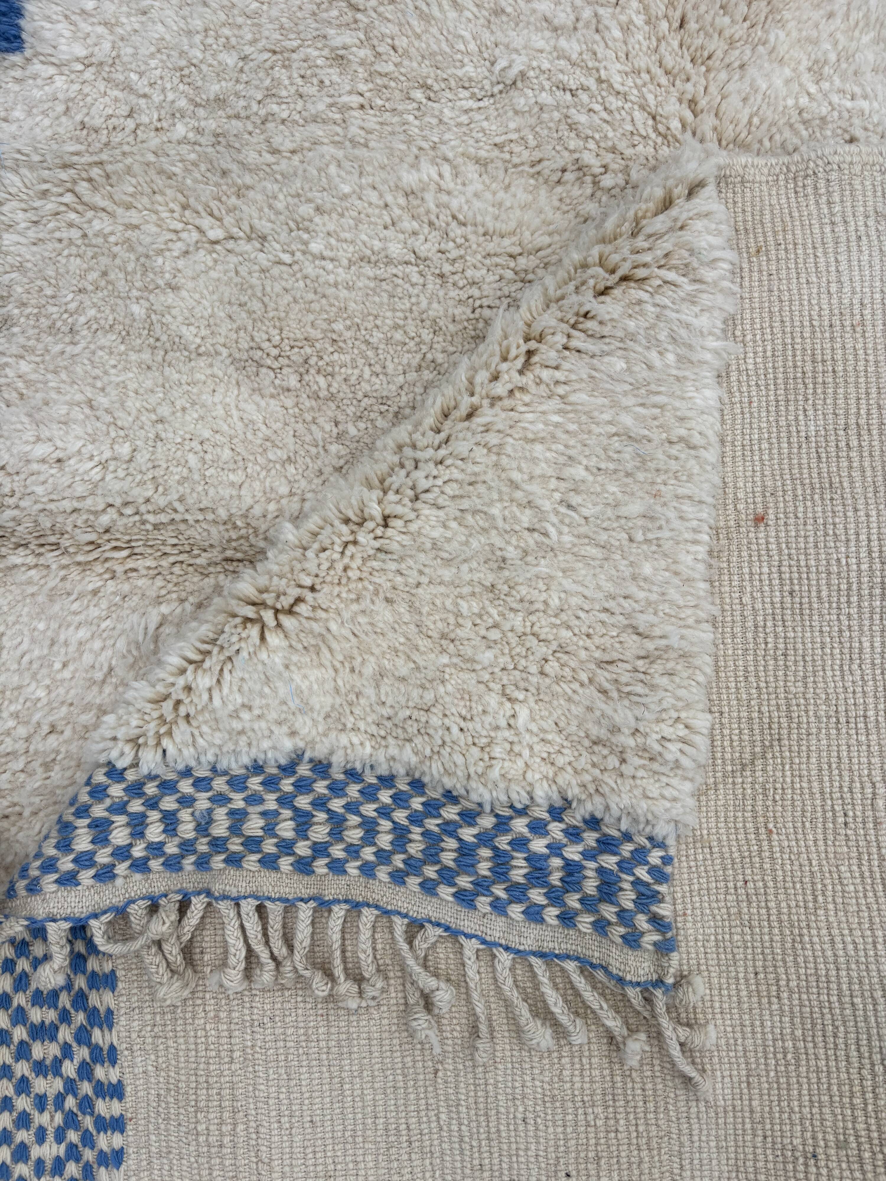 tapis berbere marocain beni m'rirt en laine tapis beni ouarain tapis salon