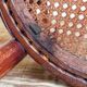 Children's chair in curved round wood old year
