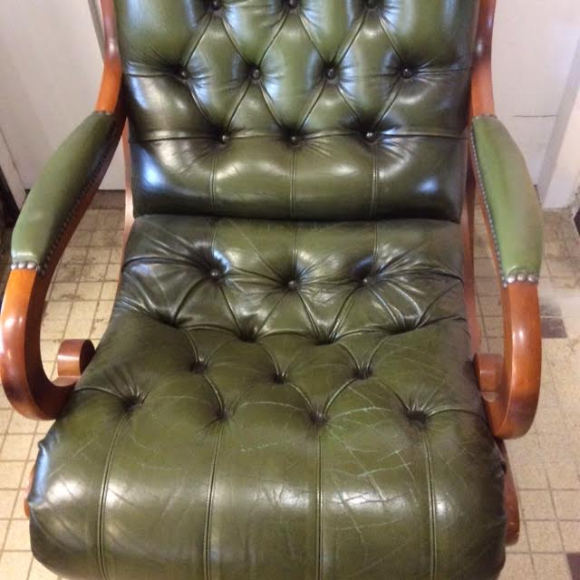 Chesterfield type armchair