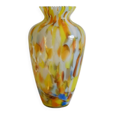Large Vintage Murano Glass Vase, Italy, circa 1960s, Colorful Art Glass
