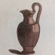 Ancient antique pottery engraving