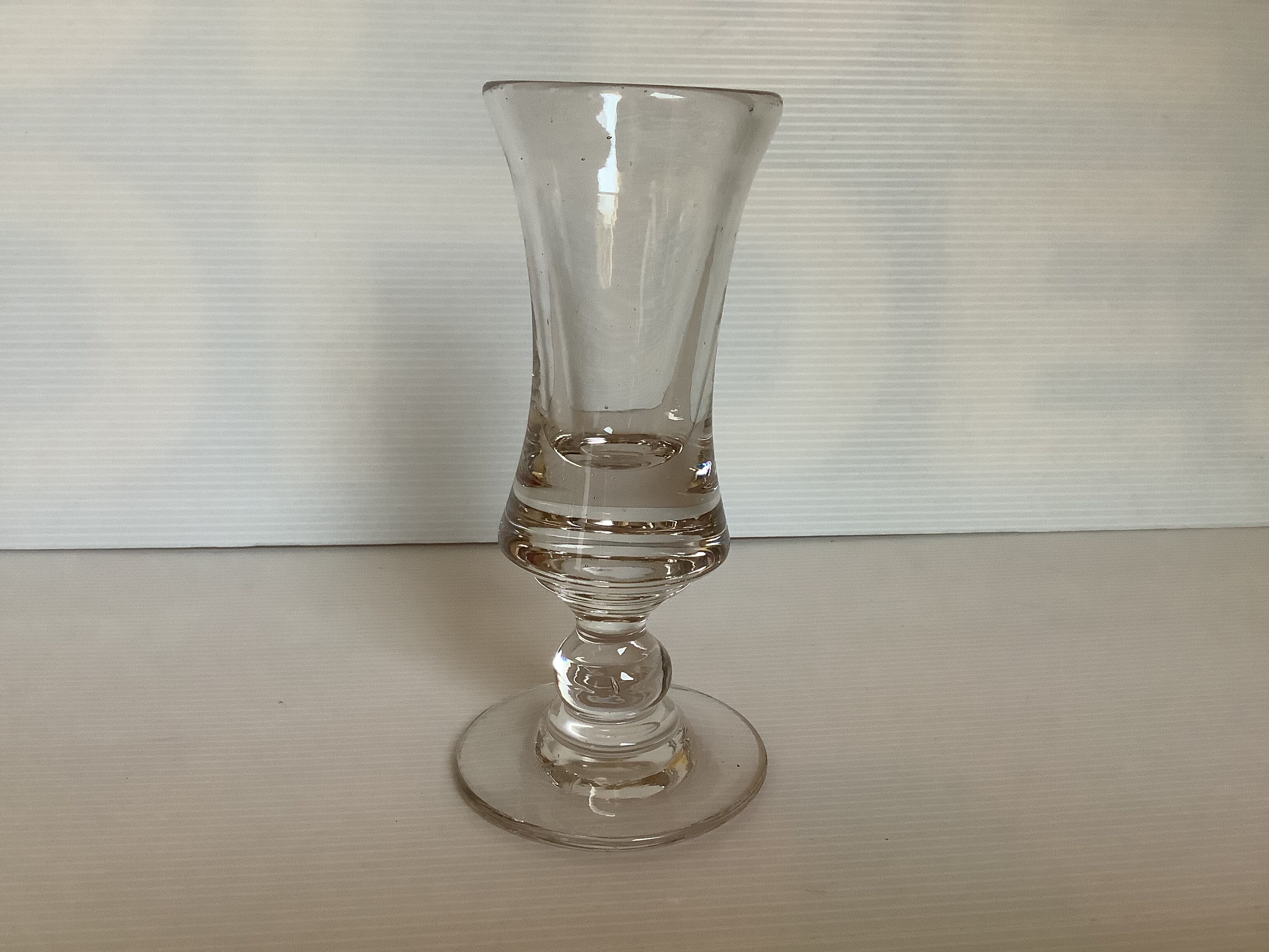 3 thick heavy bubble glasses