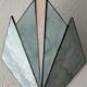 Vintage stained glass wall lamp 1970s