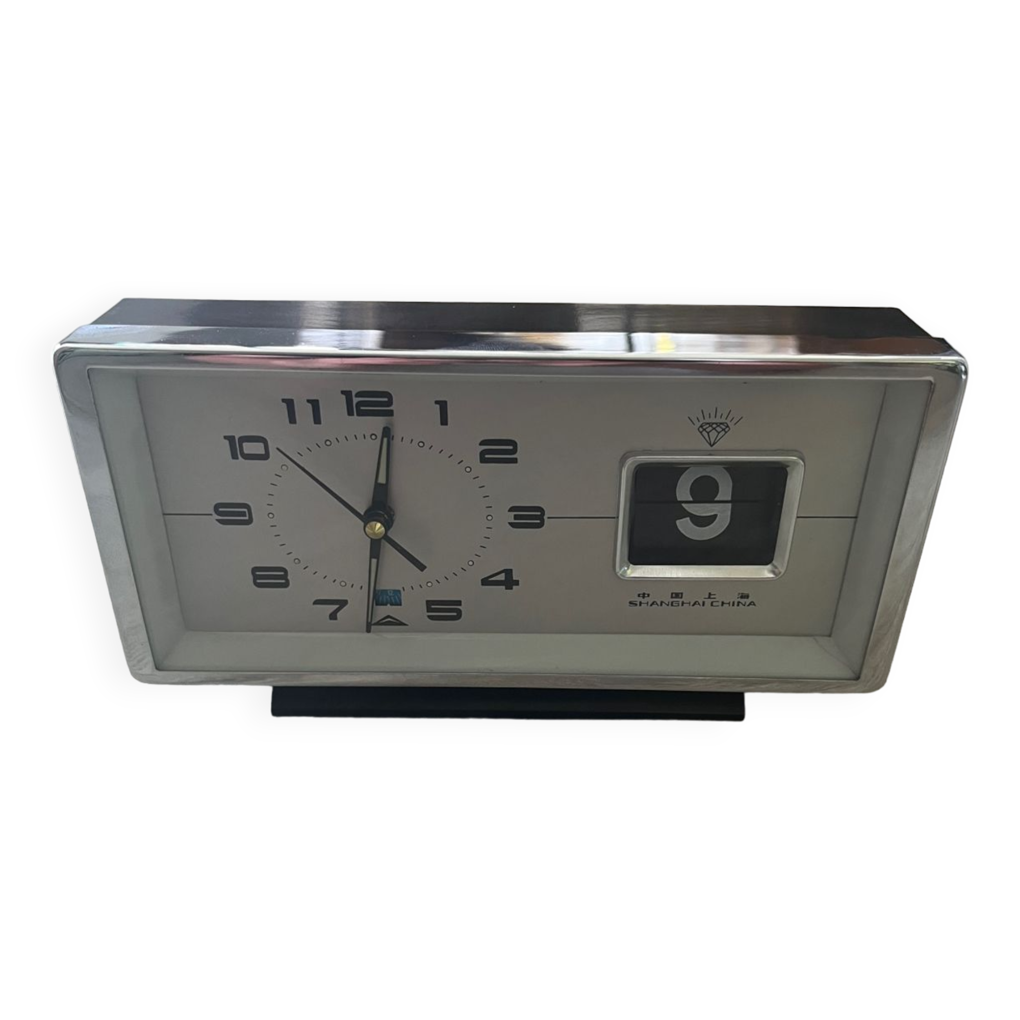 Vintage alarm clock shanghai diamond, china, 1970