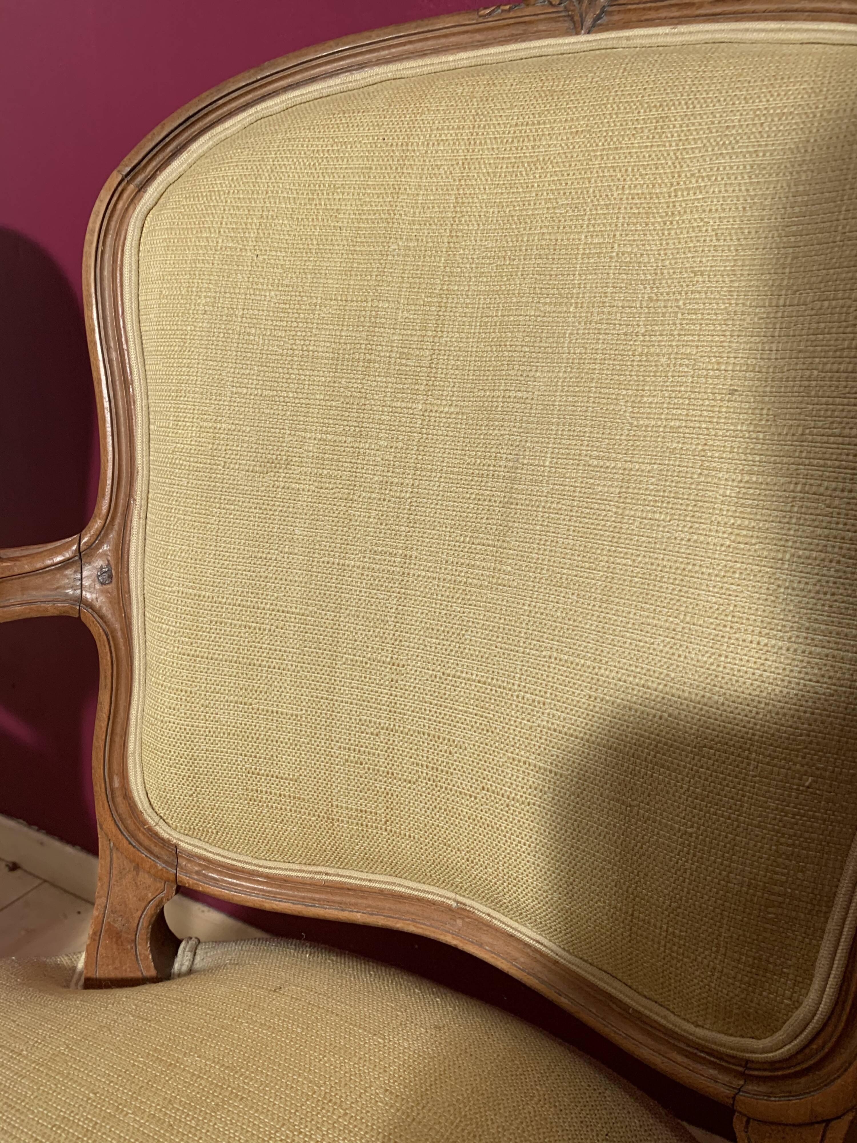 Pair baroque armchairs