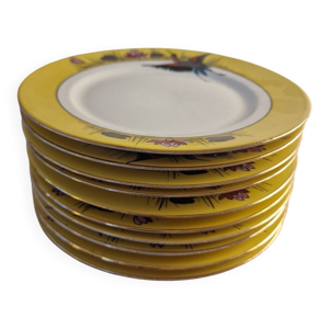 ?superbe série 10 assiettes - dessert limoges
