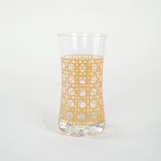 Set of six glasses, Italian design, 1960s, manufactured in Italy