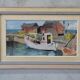 John Börén, Swedish Modern Painting, 1960s, Oil on Panel, Framed.