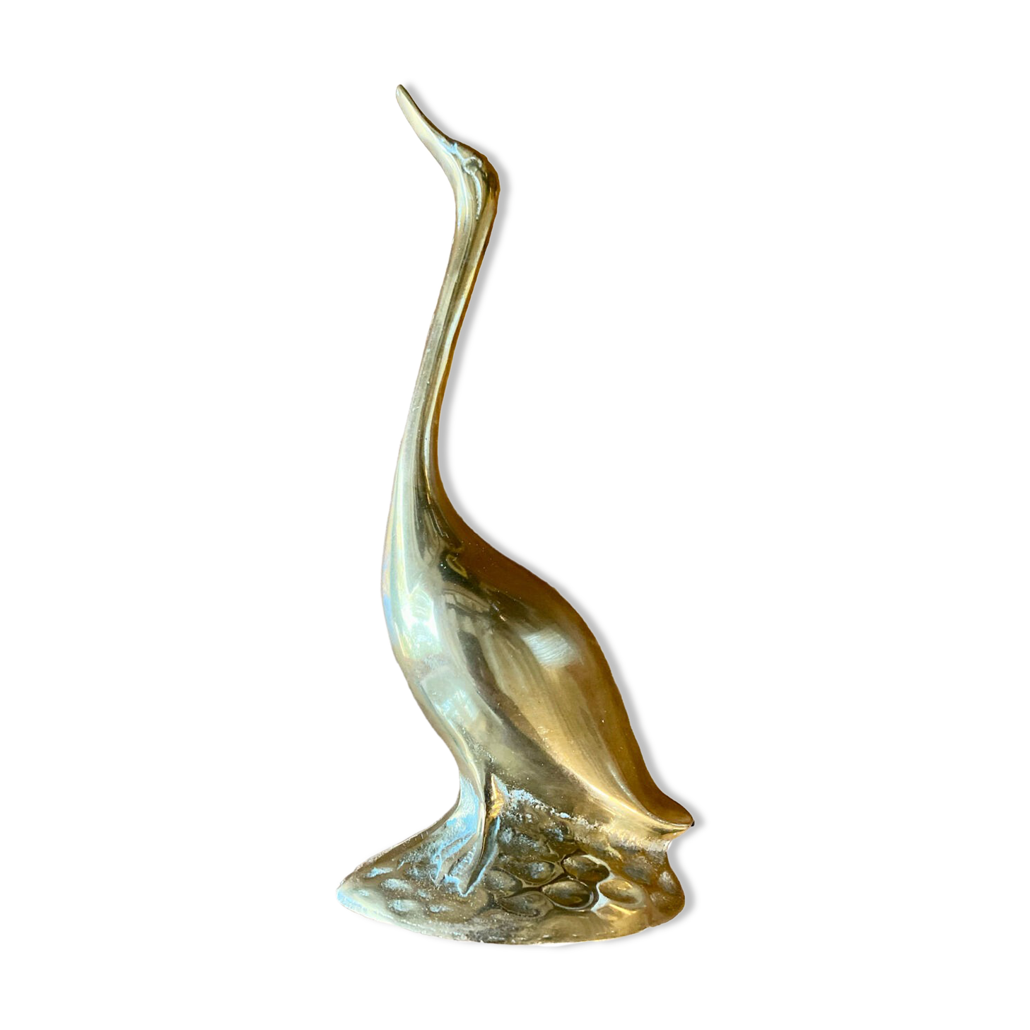 Brass swan