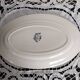 Oval earthenware serving dish Terre de Fer, Salins, Salamander François I motif