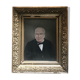 Portrait huile ancien