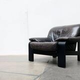 Brutalist German postmodern lounge chairs and sofa by Rolf Benz for Musterring, 1990s, set of 3.