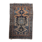 Tapis Shirvan caucasien ancien, fait main, 126 cm x 191 cm, années 1900