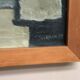 Original Swedish Oil on Canvas – “Abstract Composition” – Signed – Dated 1959 – Vintage & Framed – 77 × 35 cm