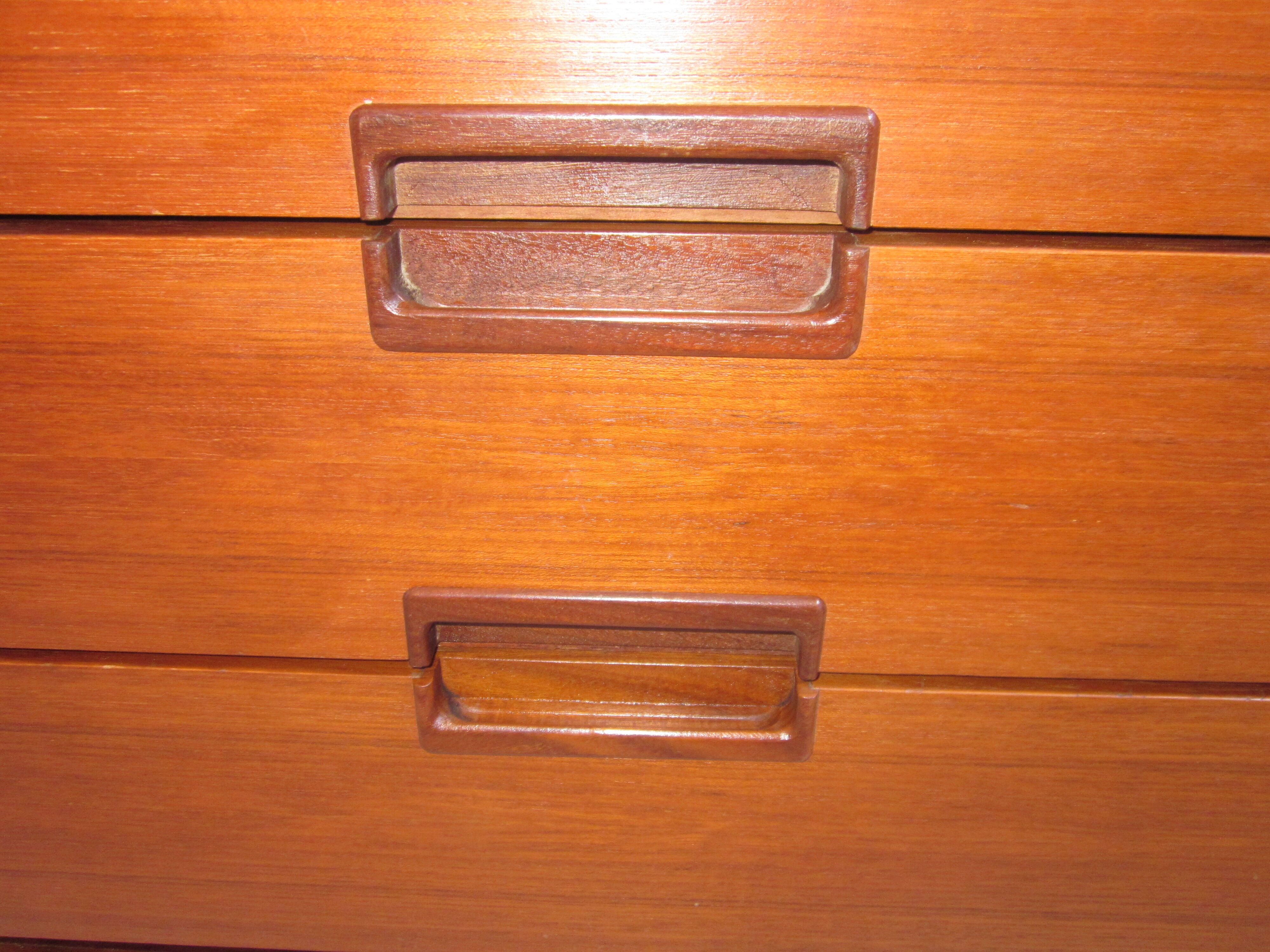 Scandinavian buffet of the 60s teak veneer