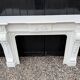 Napoleon III fireplace in statuary white marble, circa 1880.