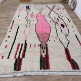 Handmade wool Berber rug 300 X 195 CM