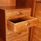 Vintage maple veneer wardrobe, design, Italy, 1950s