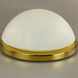 Plafonnier verre  design lampe 70s