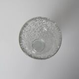 Vintage Pressed Glass Vase by Václav Hanuš for Sklo Union Libochovice, 1970's.