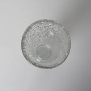 Vintage Pressed Glass Vase by Václav Hanuš for Sklo Union Libochovice, 1970's.
