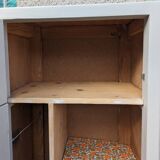 Vintage column cabinet