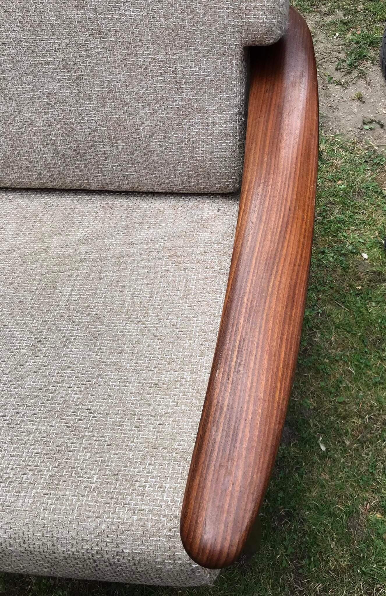 Scandinavian teak lounge set, 1960s