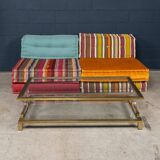 21stc "mah jong" sectional sofa by hans hopfer for roche bobois, france c.2