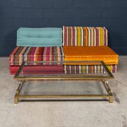 21stc "mah jong" sectional sofa by hans hopfer for roche bobois, france c.2