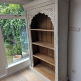 White Indian bookcase