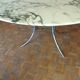 Large dining table in vintage marble 70'S Roche and Bobois